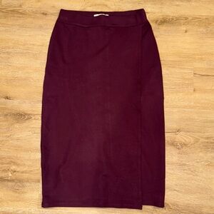 Liz Claiborne Deep Red Midi Skirt – Women’s Size XS